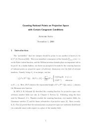 Counting Rational Points on Projective Space with Certain ...