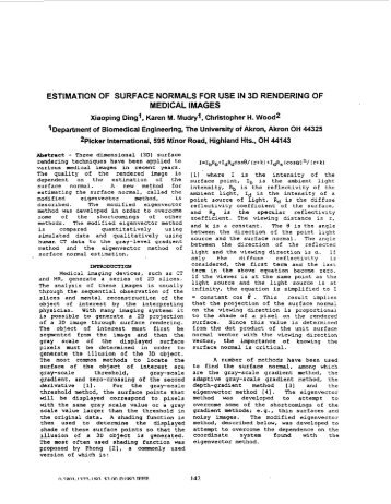 Estimation of surface normals for use in 3D rendering ... - IEEE Xplore