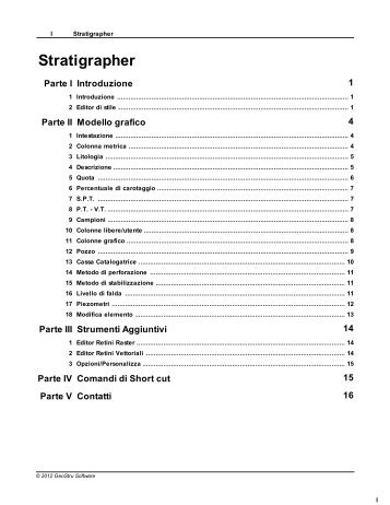 Manuale utente Stratigrapher - GeoStru Software