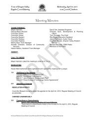 April 24, 2013 council minutes draft - Town of Drayton Valley