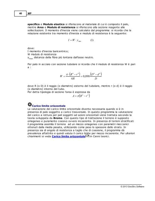 Manuale utente MP - GeoStru Software