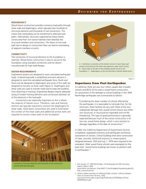 Designing for Earthquakes (fact sheet) - WoodWorks