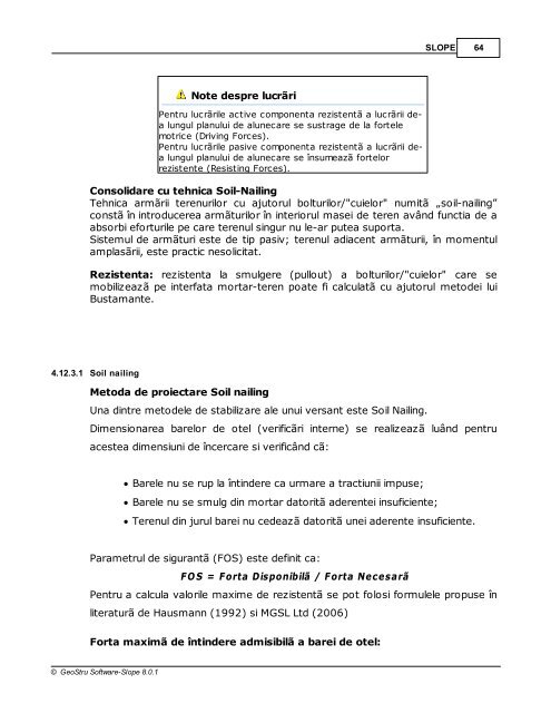 Manual utilizator Slope - GeoStru Software