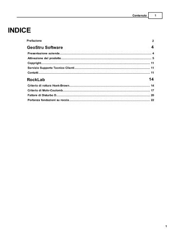 Manuale utente RockLab - GeoStru Software