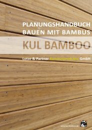 PLANUNGSHANDBUCH BAUEN MIT BAMBUS