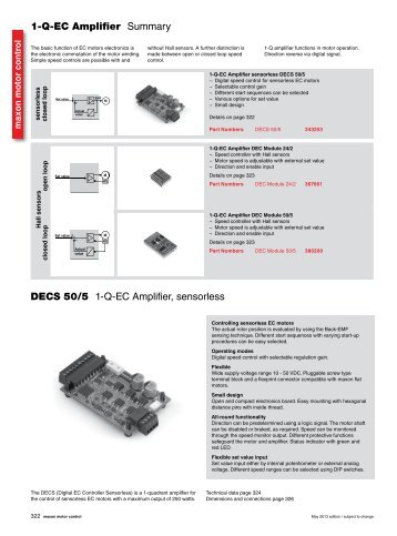 englisch, PDF 612 KB - Maxon Motor