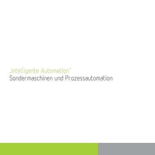 conradius Sondermaschinen und Prozessautomation