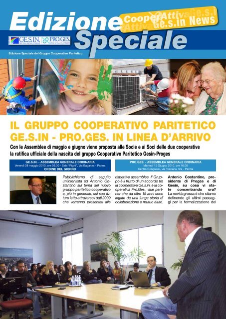 IL GRUPPO COOPERATIVO PARITETICO GE.S.IN - PRO.GES. IN ...