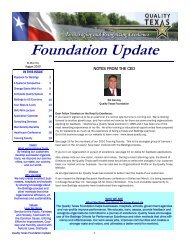 August Newsletter 2010, ver2.pub - Quality Texas