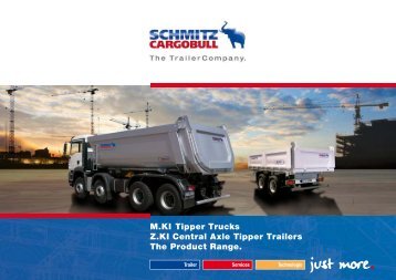 M.KI Tipper Trucks Z.KI Central Axle Tipper Trailers The Product ...