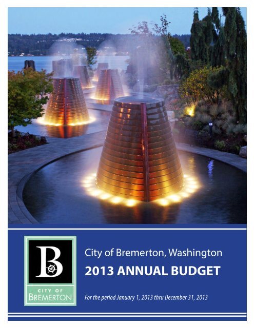 2013 Annual Budget - City of Bremerton