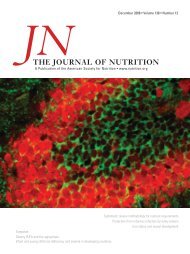 Front Matter (PDF) - Journal of Nutrition - American Society for ...