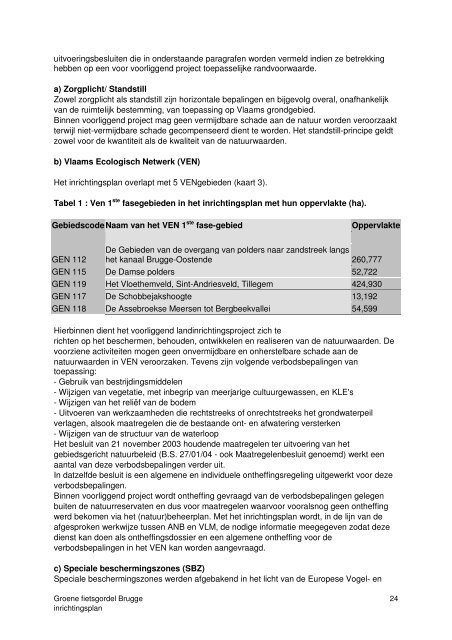 Ontwerp inrichtingsplan Groene fietslink Brugge - Vlaamse ...