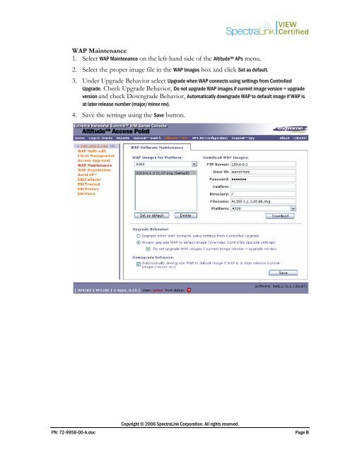 Extreme Networks Summit WM-Series Wireless Controller - Wavelink