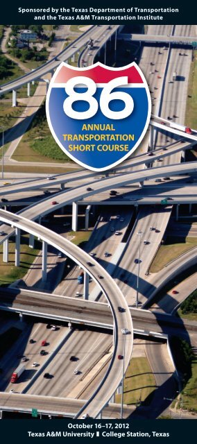 ANNUAL TRANSPORTATION SHORT COURSE - Texas A&M ...