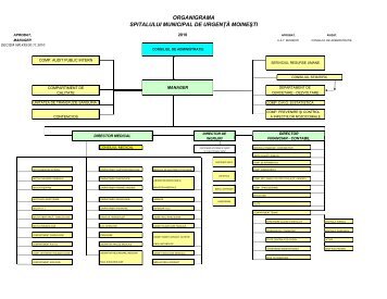 ORGANIGRAMA SPITALULUI MUNICIPAL DE ... - Spital Moinesti