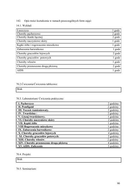 opisy przedmiotÃ³w - PaÅstwowa WyÅ¼sza SzkoÅa Zawodowa w Nysie