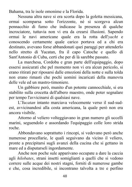 "La Capitana del Yucatan" di Emilio Salgari