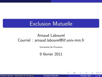 Exclusion Mutuelle