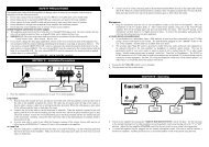 LA2d Loop System Instructions - Sarabec