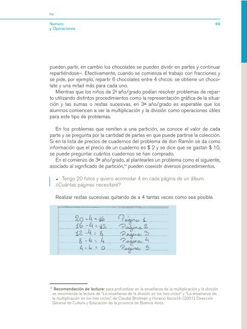 Número y Operaciones EJE - Escritorio de Educación Rural