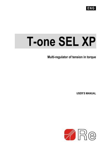 t-one sel xp - Frenos RPM