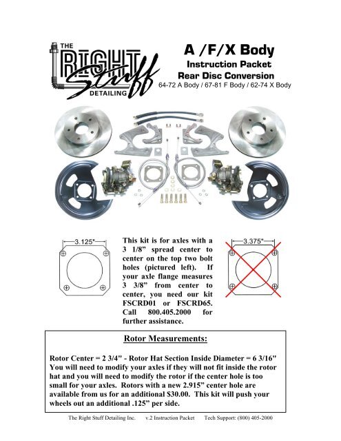 Installation Instructions - Right Stuff Detailing