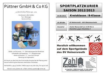 Sportplatzkurier Ausgabe 2.pdf - SV Heinersreuth