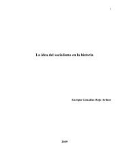 La idea del socialismo en la historia - Enrique González Rojo