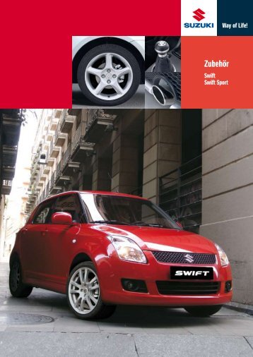 SWIFT und SWIFT SPORT Zubehörprospekt 2008 *