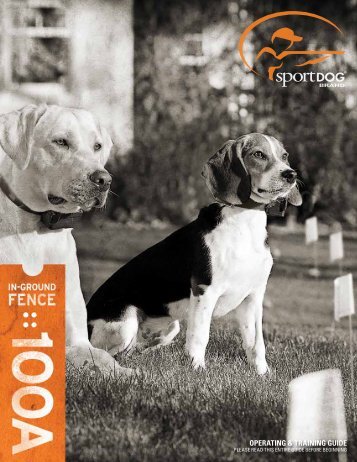 SportDog SDF-100A Manual - Dog Fence