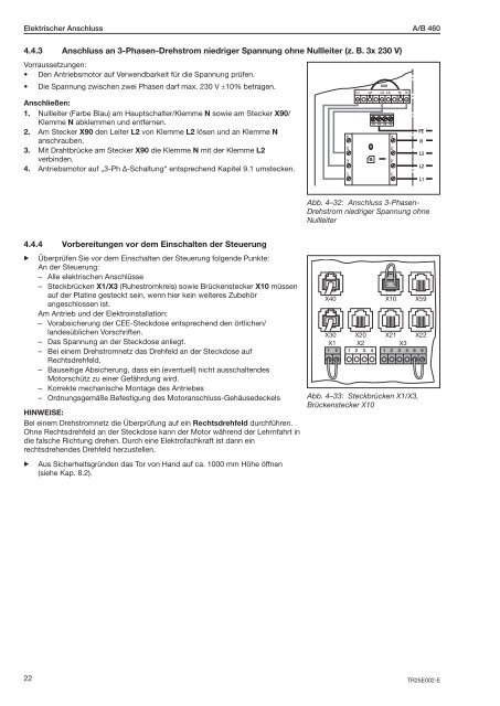 Steuerung Industrie-Sectionaltor A B460 - HÃ¶rmann KG