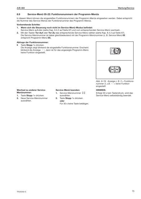 Steuerung Industrie-Sectionaltor A B460 - HÃ¶rmann KG