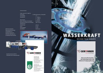 Wasserstrahlschneiden - Genthner GmbH