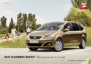 SEAT ALHAMBRA BUDGET - J.H. Keller AG