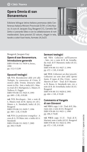 Catalogo generale - CittÃ  Nuova Editrice