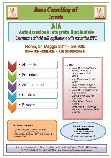 Cliccate qui per Visualizzare il Programma del Seminario