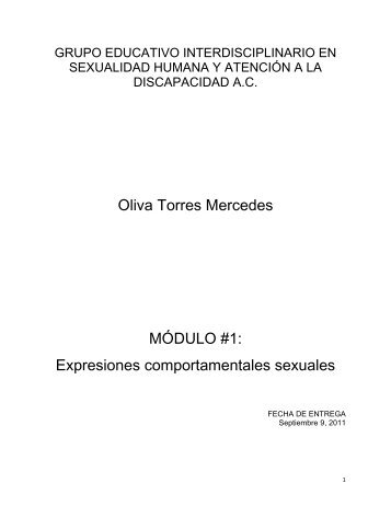 Expresiones comportamentales sexuales - Geishad