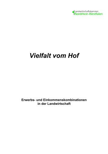 B Vorwort - Landwirtschaftskammer Nordrhein-Westfalen