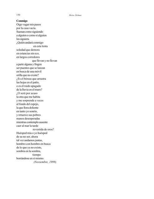 Poemas de Meira Delmar - Revista La Manzana de la Discordia
