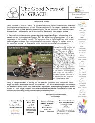 June 2012 Newsletter - Grace Lutheran Church