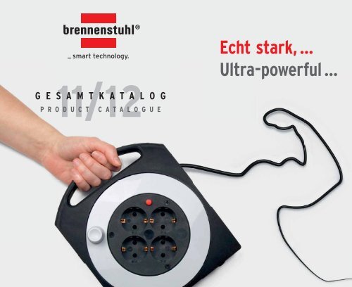 Brennenstuhl Brobusta CEE 2 FI IP44 Industrie//Baustellen-Kabeltrommel mit Wagen gelb 30m - Spezialgummi, Baustelleneinsatz und Einsatz im Au/ßenbereich, Made In Germany