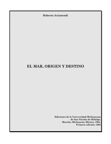 el mar, origen y destino - Roberto Arizmendi, poeta