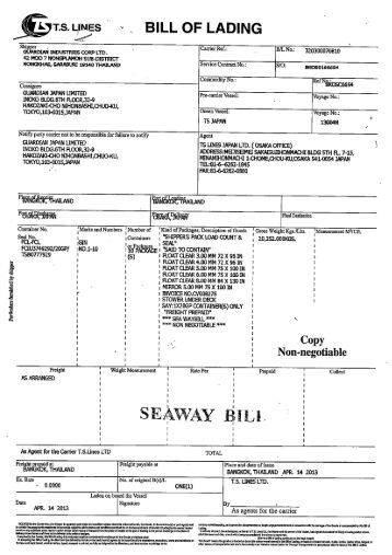 Ppt Difference Between Bill Of Lading And Sea Waybill - vrogue.co