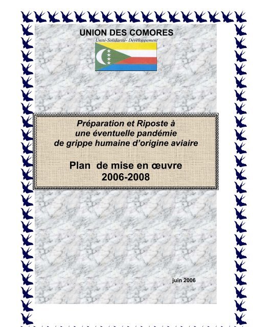 Plan de mise en Åuvre 2006-2008