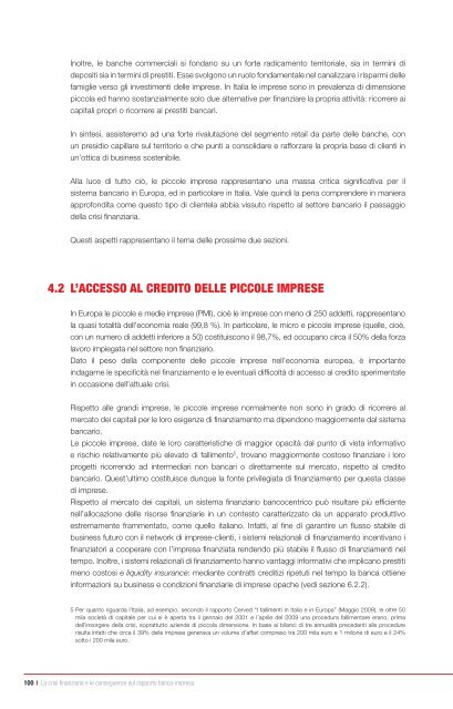 Rapporto Unicredit sulle piccole imprese le piccole imprese e il