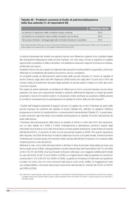 Rapporto Unicredit sulle piccole imprese le piccole imprese e il