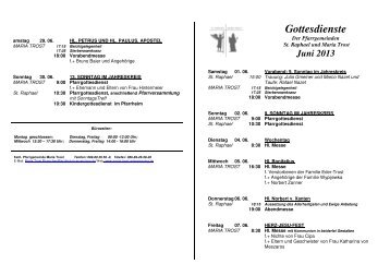 6.Juni 13 - Maria-trost-untermenzing.de