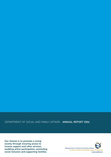 department of social and family affairs annual report 2006 - Welfare.ie