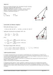 Esercizio Calcolo Telaio - 2 aste - 3 cerniere - Carmnap.it